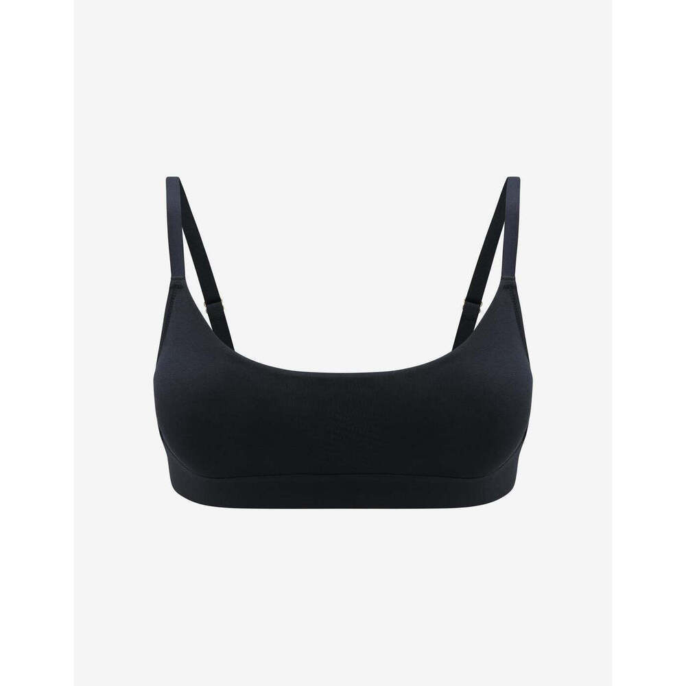 ThirdLove Organic Cloud Cotton Scoop Bralette Size XSblack / XS